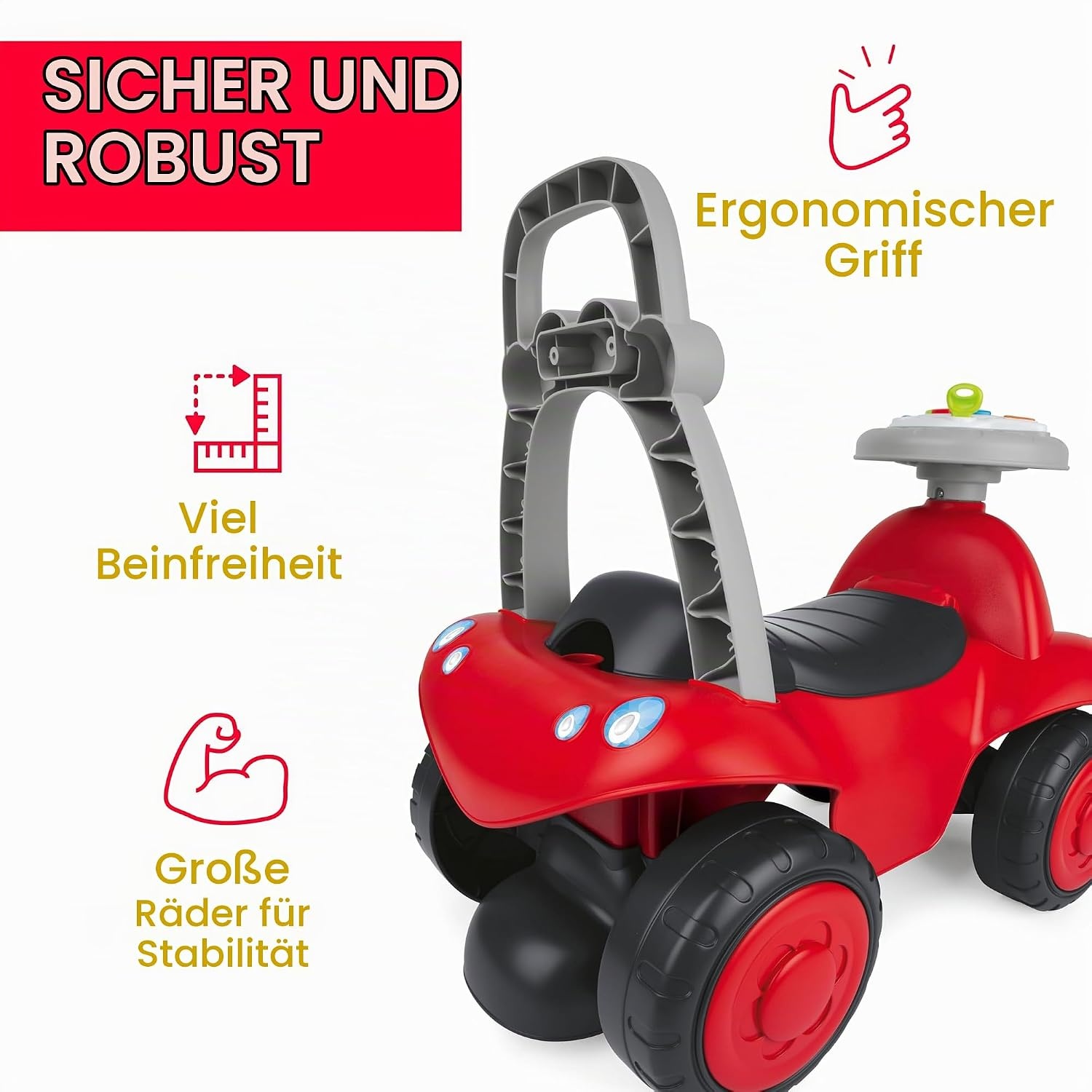 Chicco 2-in-1 Lauflernwagen & Rutschauto aus Recycling-Kunststoff - bis zu 33% reduziert