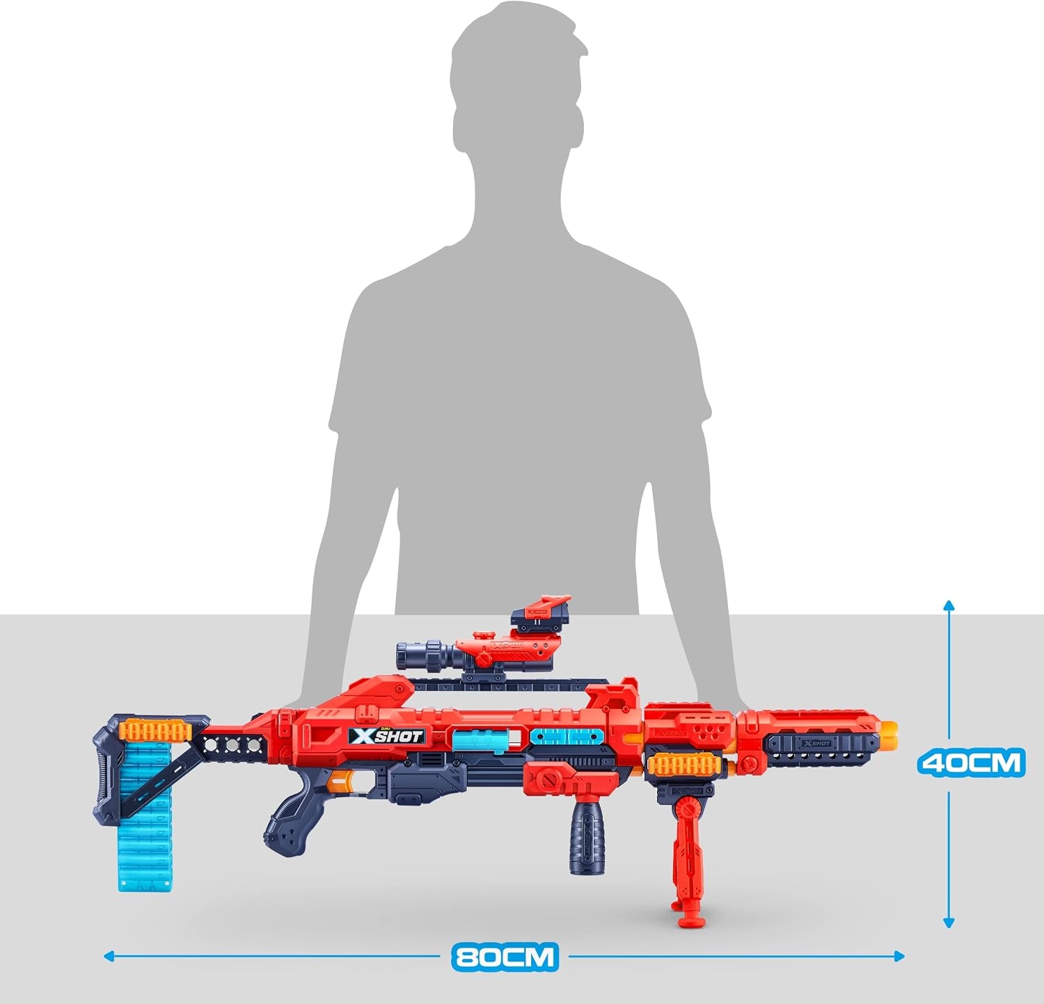 Modularer Schaumstoff-Blaster mit 48 Darts - bis zu 33% Rabatt!