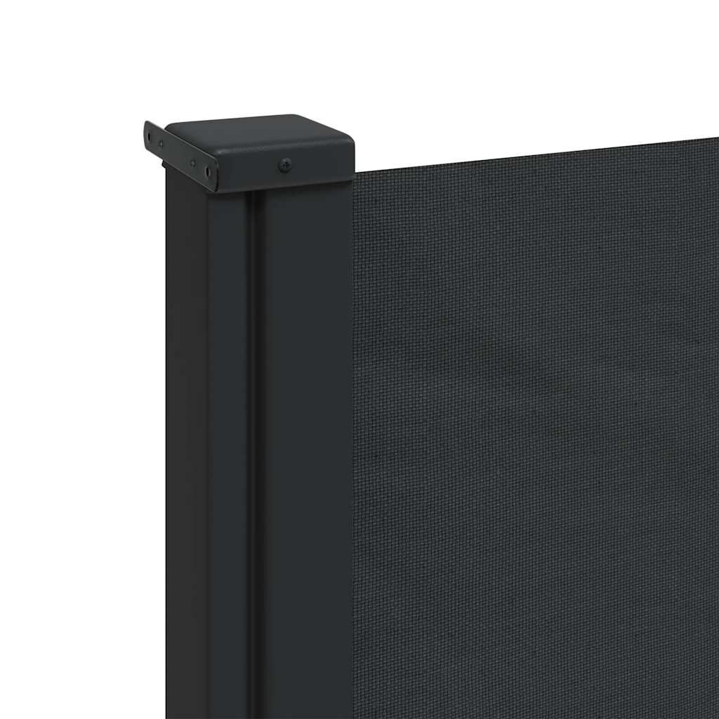 Vidaxl Ausziehbare Seitenmarkise 100x500 cm Schwarz - Bis zu 34% sparen!