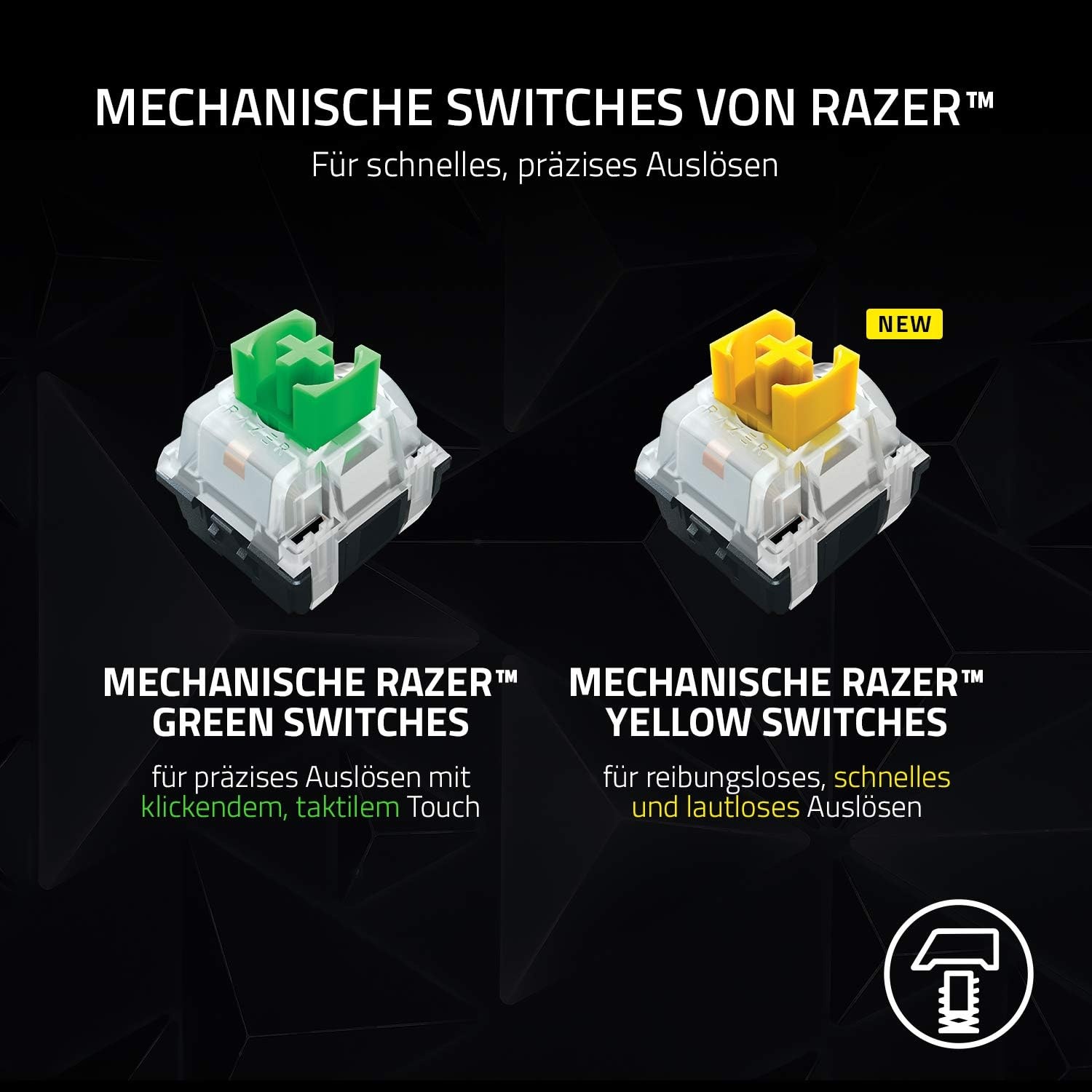 Kabellose mechanische Gaming-Tastatur RGB QWERTZ - bis zu 35% Rabatt