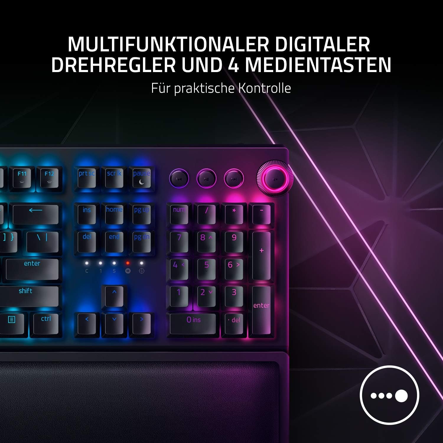 Kabellose mechanische Gaming-Tastatur RGB QWERTZ - bis zu 35% Rabatt