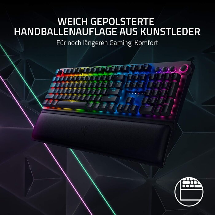 Kabellose mechanische Gaming-Tastatur RGB QWERTZ - bis zu 35% Rabatt