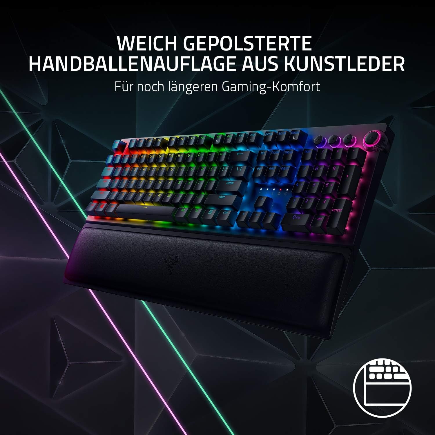 Kabellose mechanische Gaming-Tastatur RGB QWERTZ - bis zu 35% Rabatt