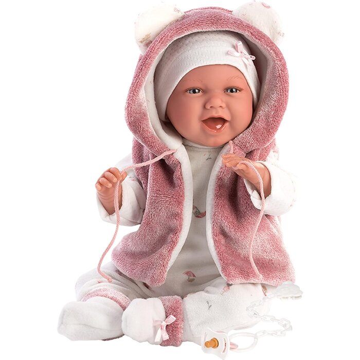 Lebensechte Babypuppe Mimi 42 cm mit Zubehör - jetzt bis zu 29% reduziert