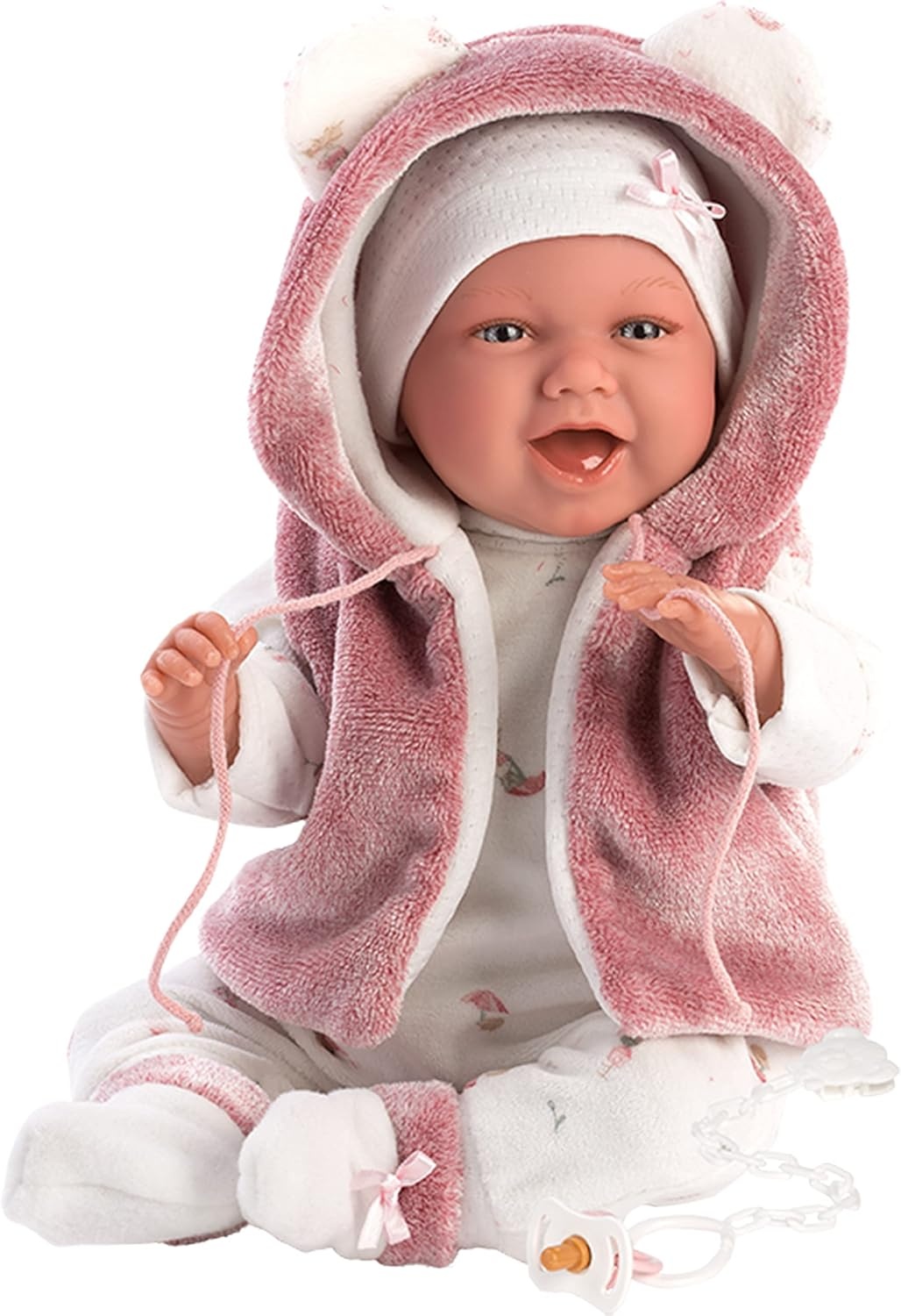 Lebensechte Babypuppe Mimi 42 cm mit Zubehör - jetzt bis zu 29% reduziert