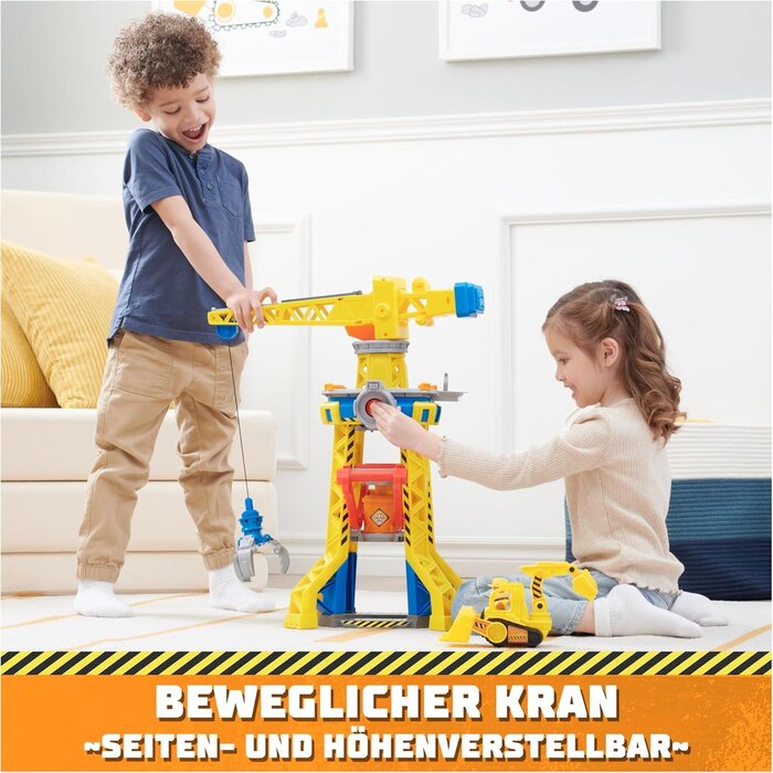 Kranturm-Spielset 68 cm mit Rubble-Figur & Kinetic Sand - bis zu 29% Rabatt