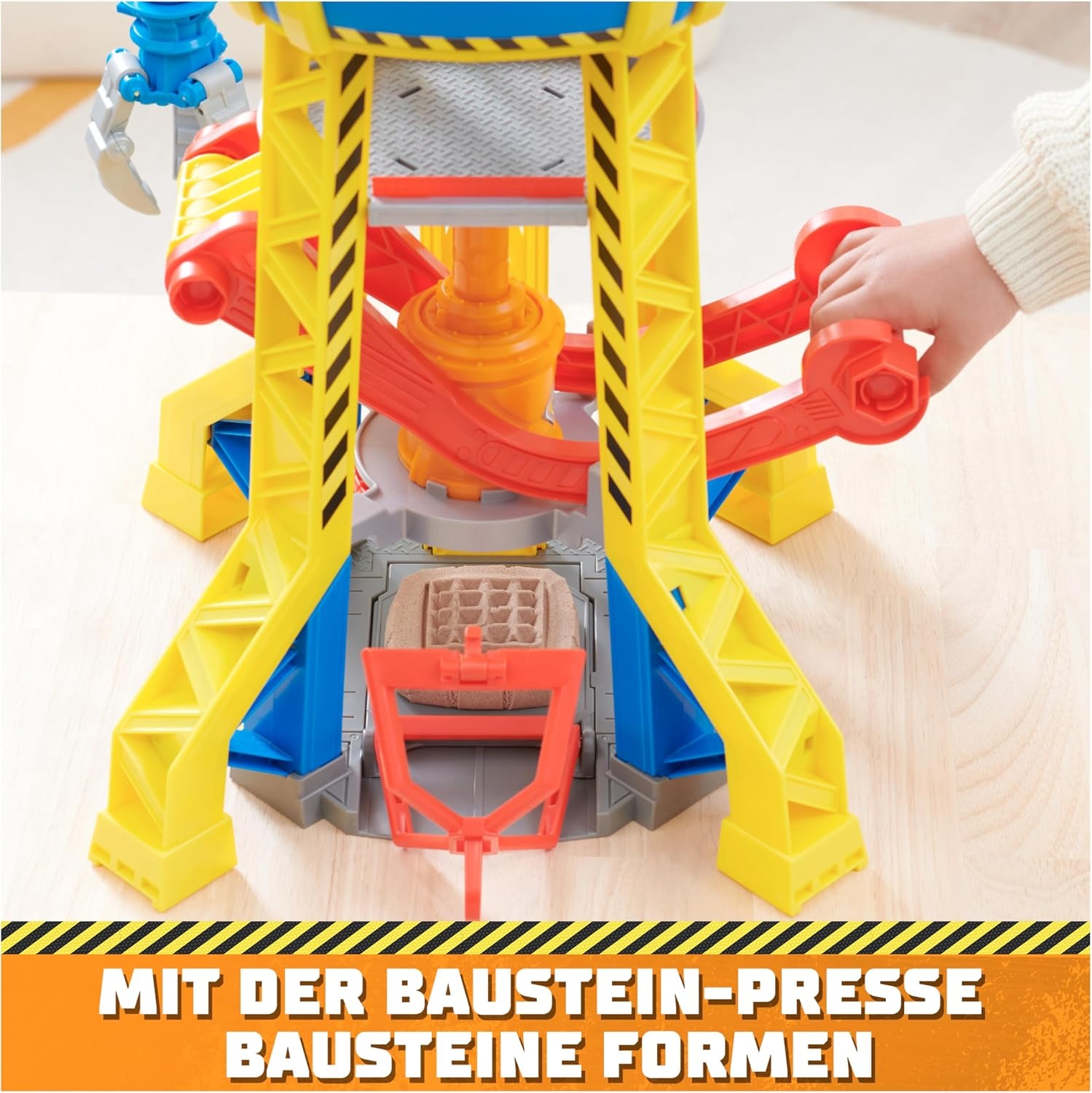 Kranturm-Spielset 68 cm mit Rubble-Figur & Kinetic Sand - bis zu 29% Rabatt