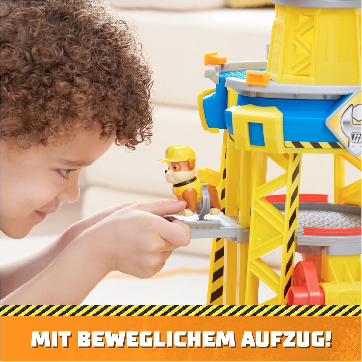 Kranturm-Spielset 68 cm mit Rubble-Figur & Kinetic Sand - bis zu 29% Rabatt