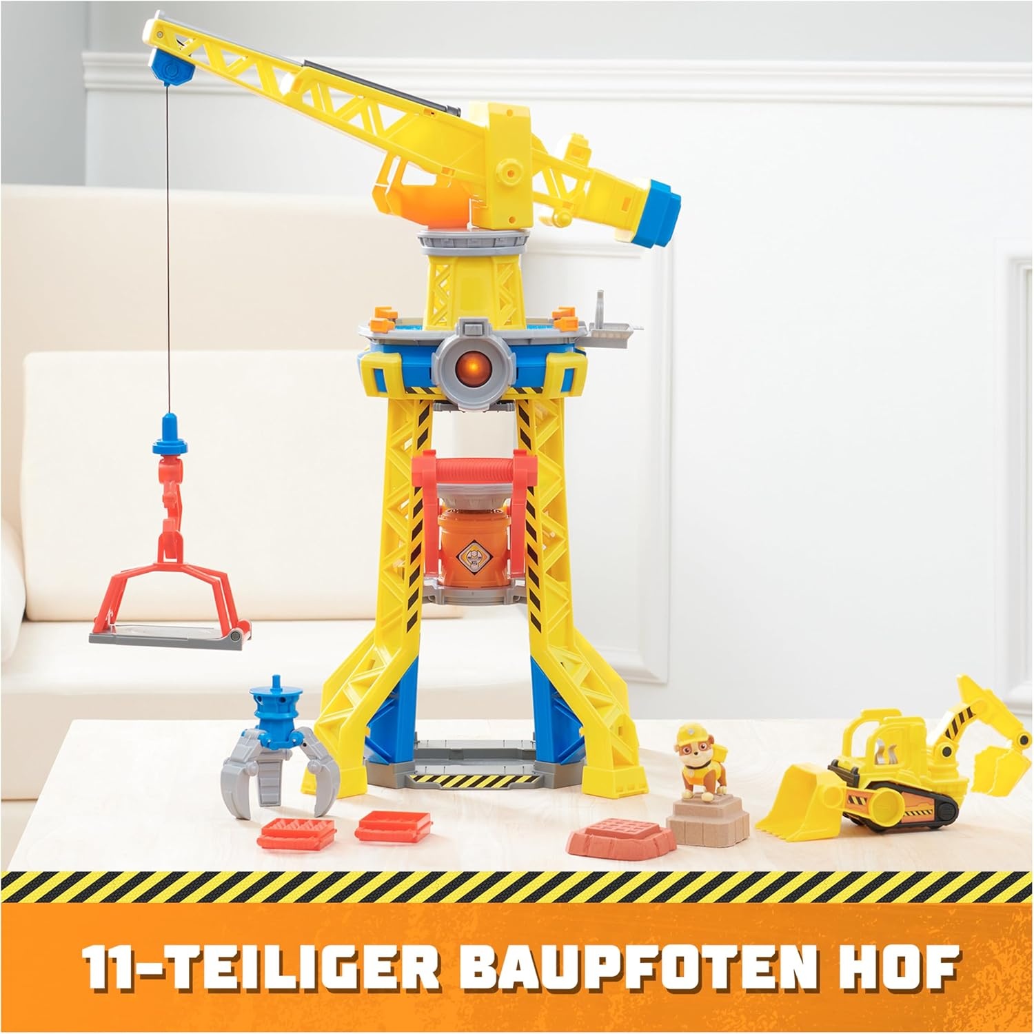 Kranturm-Spielset 68 cm mit Rubble-Figur & Kinetic Sand - bis zu 29% Rabatt