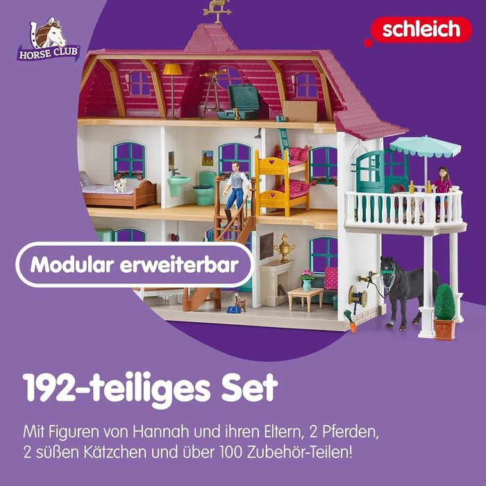 Großes Pferdehof Spielset mit Wohnhaus & Stall - bis zu 30% Rabatt