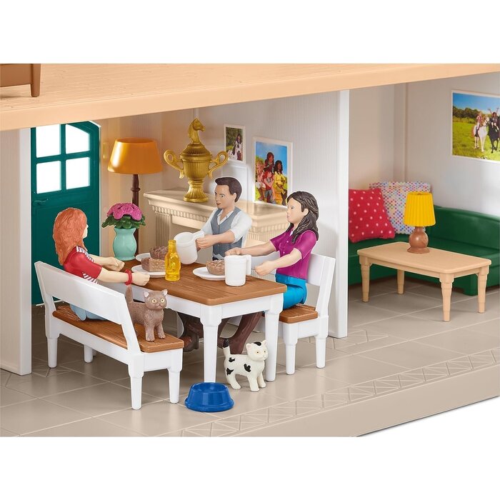Großes Pferdehof Spielset mit Wohnhaus & Stall - bis zu 30% Rabatt