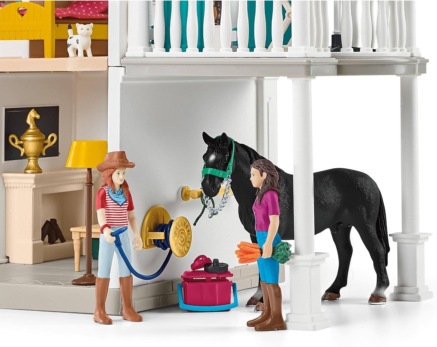 Großes Pferdehof Spielset mit Wohnhaus & Stall - bis zu 30% Rabatt