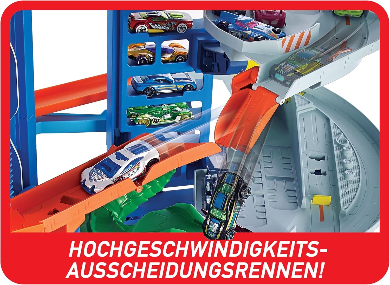 Mega Parkhaus-Spielset mit Robo T-Rex | Bis zu 35% Rabatt