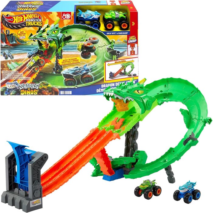 Action Monster-Rennbahn Sharks vs. Dinos Set - Jetzt bis zu 33% günstiger