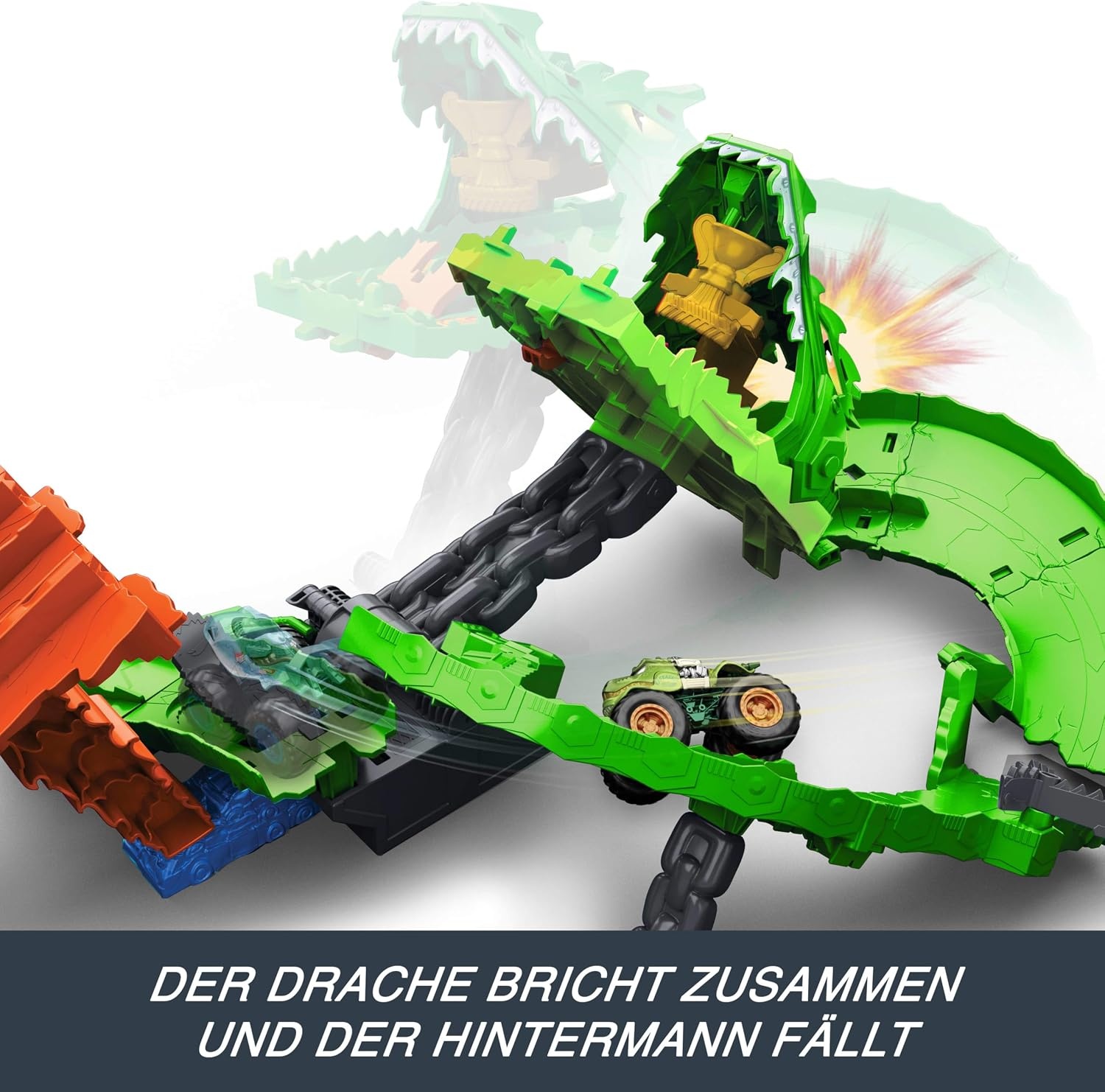 Action Monster-Rennbahn Sharks vs. Dinos Set - Jetzt bis zu 33% günstiger