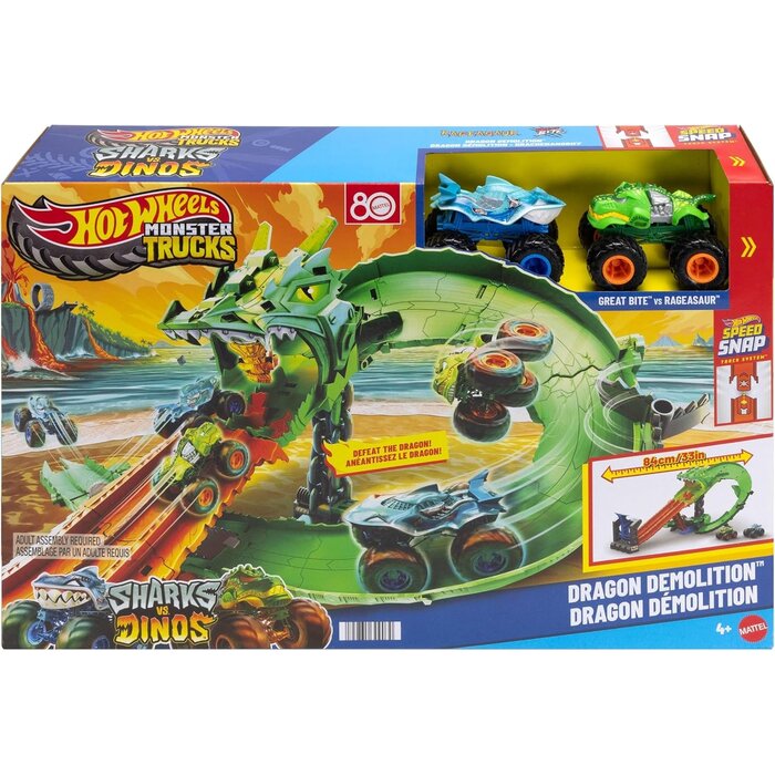 Action Monster-Rennbahn Sharks vs. Dinos Set - Jetzt bis zu 33% günstiger