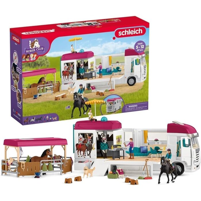 Großer Pferdetransporter Spielset mit 3 Pferden - Jetzt bis zu 35% sparen