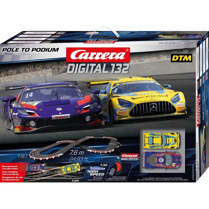 Carrera Digitale Autorennbahn 7,6 Meter inkl. 2 DTM-Fahrzeuge - bis zu 30% Rabatt