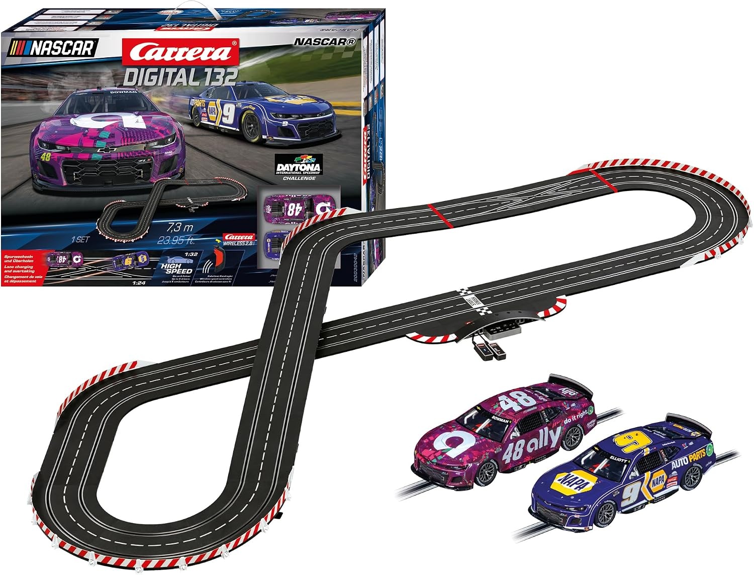 Carrera Digitale Autorennbahn 7,6 Meter inkl. 2 DTM-Fahrzeuge - bis zu 30% Rabatt
