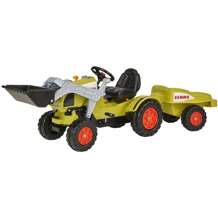 Tret-Traktor mit Frontlader & Anhänger - Grün - bis zu 30% Rabatt