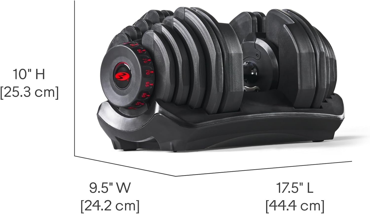 Verstellbare Kurzhantel 4-41 kg: Platzsparendes Training bis zu 30% reduziert