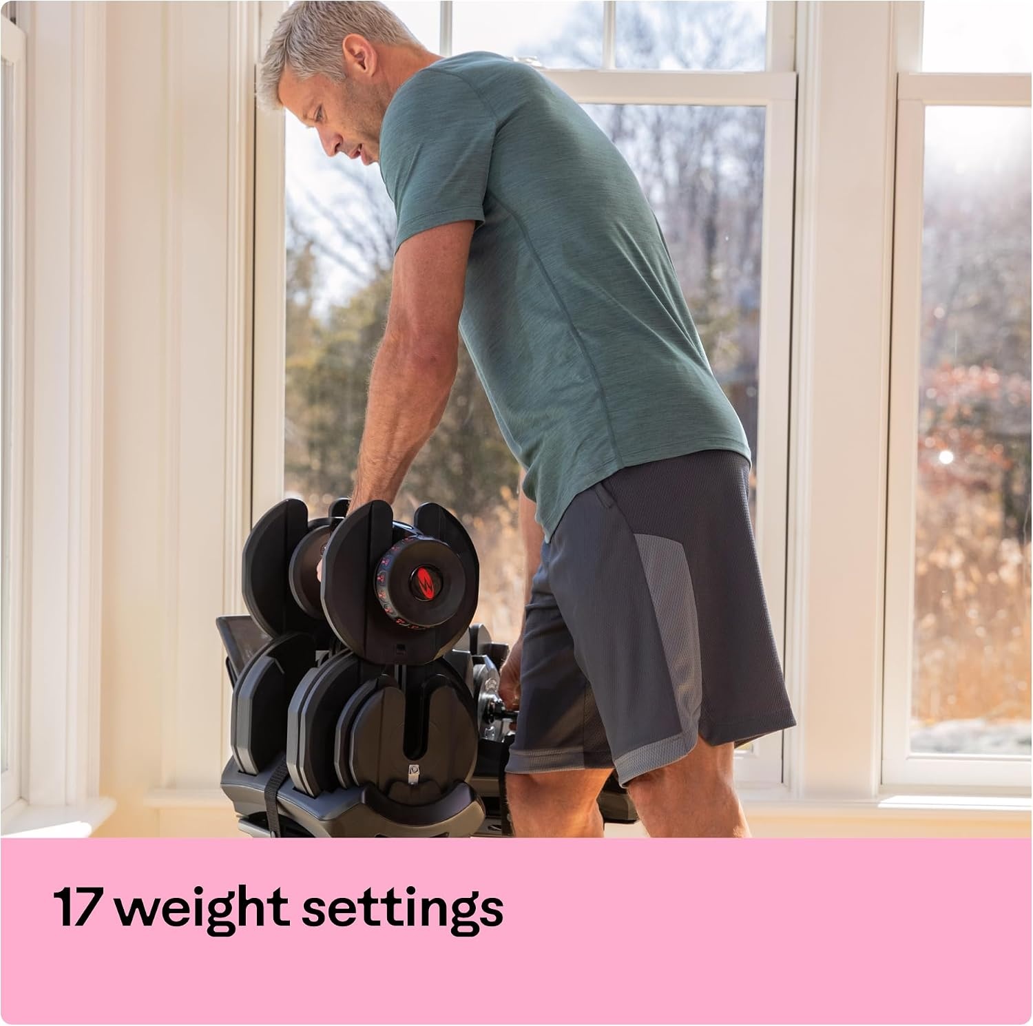 Verstellbare Kurzhantel 4-41 kg: Platzsparendes Training bis zu 30% reduziert