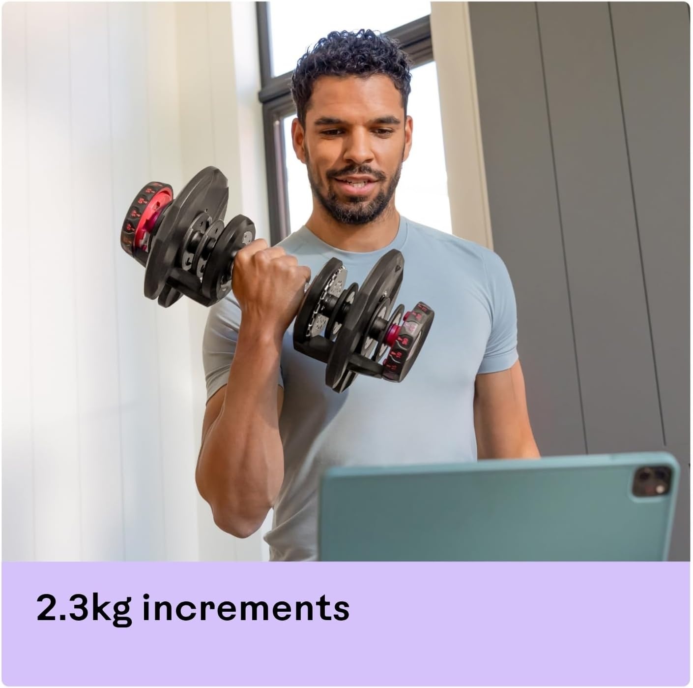 Verstellbare Kurzhantel 4-41 kg: Platzsparendes Training bis zu 30% reduziert