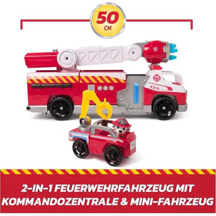 Großes Rettungs-Feuerwehrauto mit Zubehör - jetzt bis zu 33 % günstiger