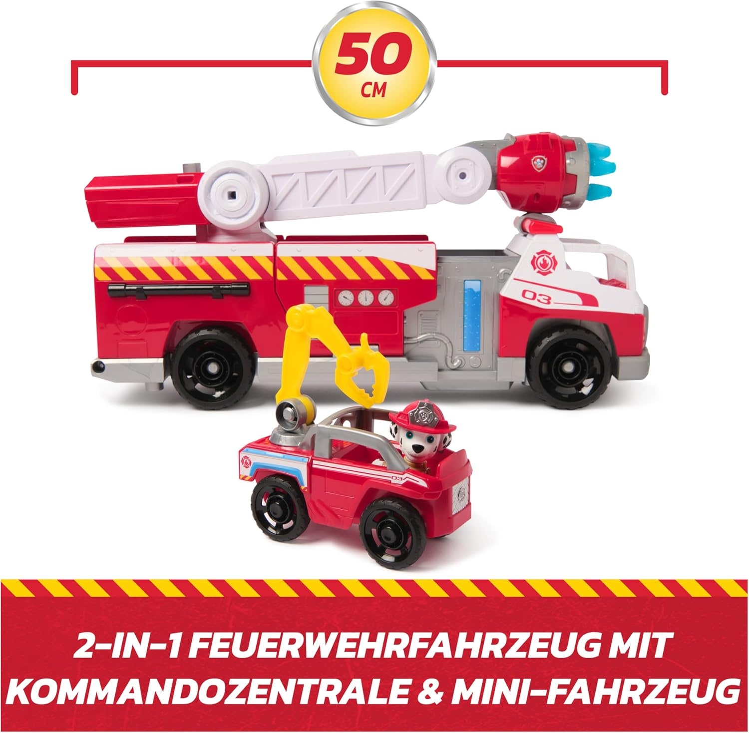 Großes Rettungs-Feuerwehrauto mit Zubehör - jetzt bis zu 33 % günstiger