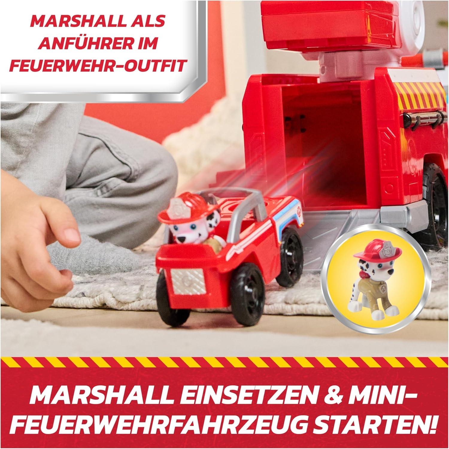 Großes Rettungs-Feuerwehrauto mit Zubehör - jetzt bis zu 33 % günstiger
