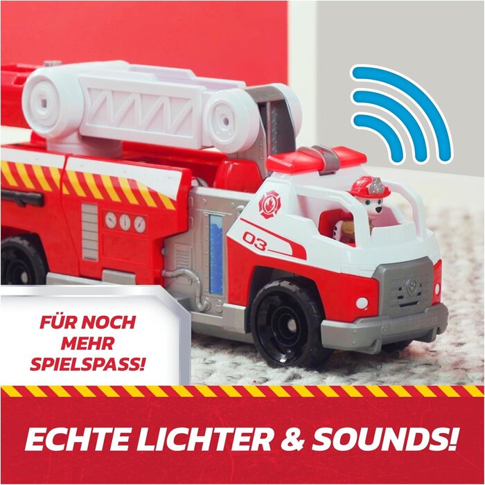 Großes Rettungs-Feuerwehrauto mit Zubehör - jetzt bis zu 33 % günstiger