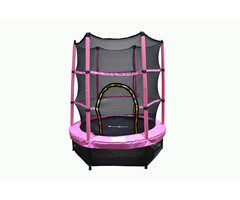 Viking Choice Kindertrampolin 140 cm in Rosa - Sicherer Hüpfspaß, bis zu 24 % Rabatt