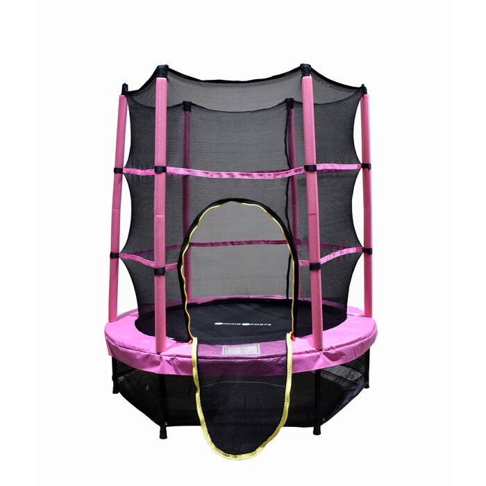 Viking Choice Kindertrampolin 140 cm in Rosa - Sicherer Hüpfspaß, bis zu 24 % Rabatt