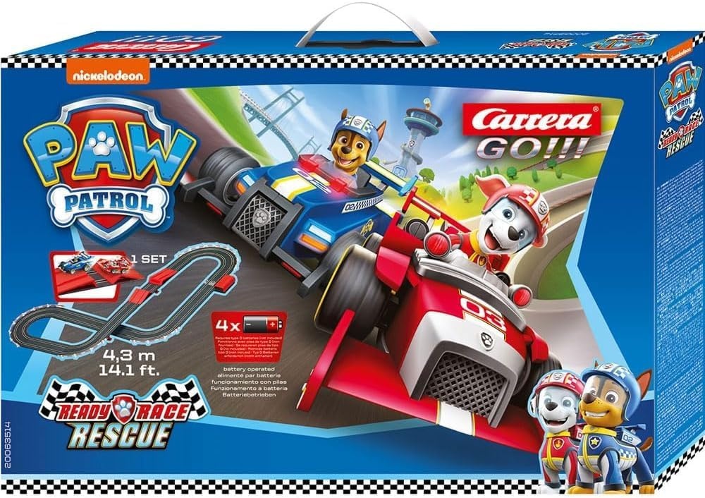 Carrera Paw Patrol Autorennbahn-Set 4,3m - Bis zu 34% günstiger