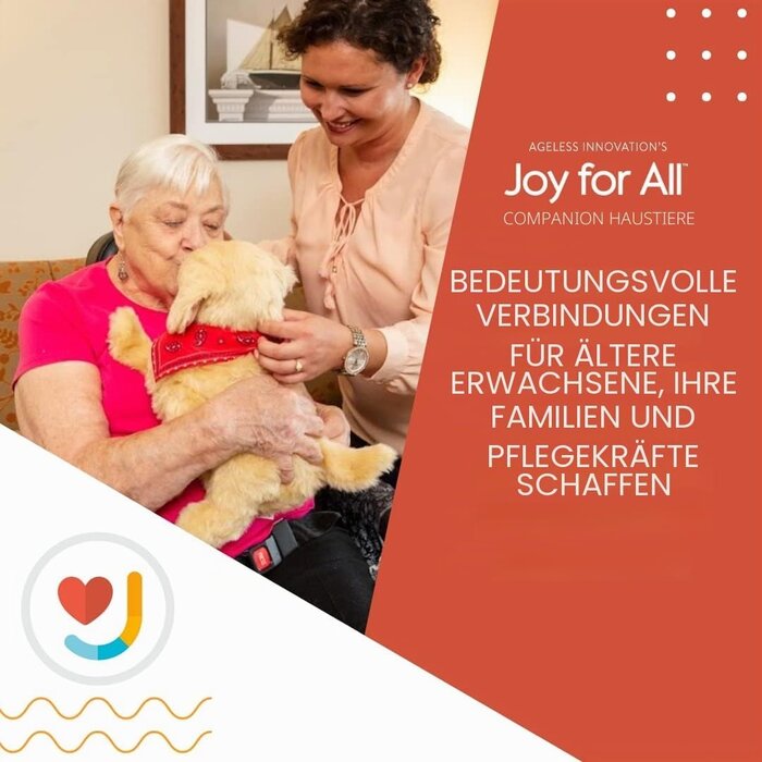 Interaktiver Plüschhund Gold 23 cm - Mit Herzschlag & Reaktion - bis zu 35% Rabatt