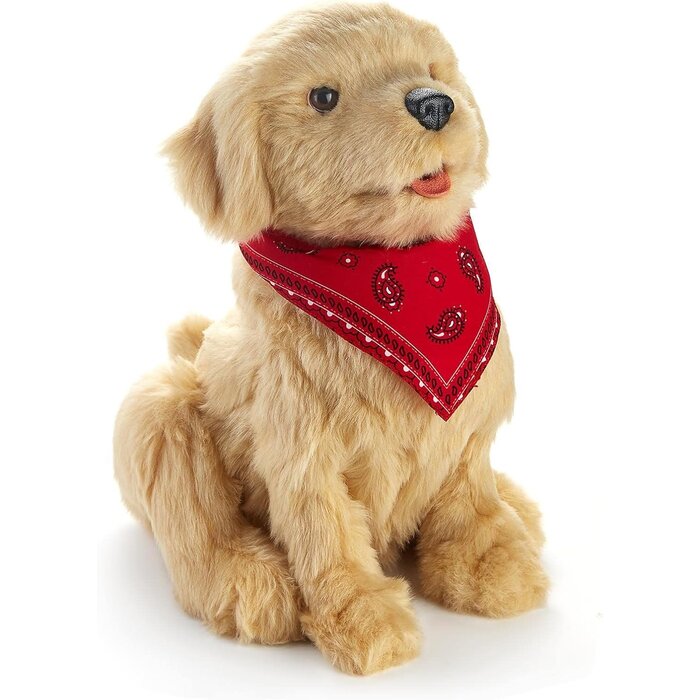 Interaktiver Plüschhund Gold 23 cm - Mit Herzschlag & Reaktion - bis zu 35% Rabatt