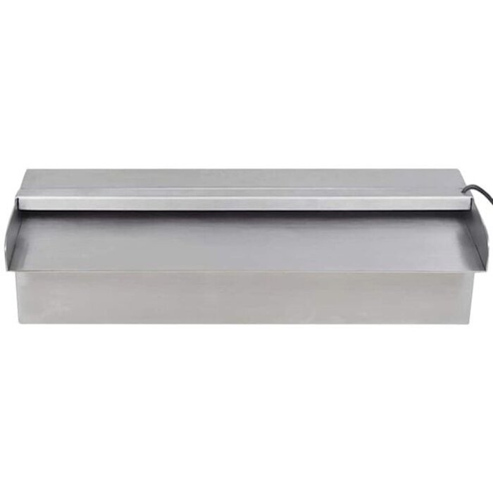 Vidaxl Pool-Wasserfall mit LED-Beleuchtung - Edelstahl, 30 cm - bis zu 53% sparen