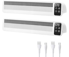 2er Set Heizkörperventilatoren - Magnetisch & Akkubetrieben - Bis zu 42% Rabatt