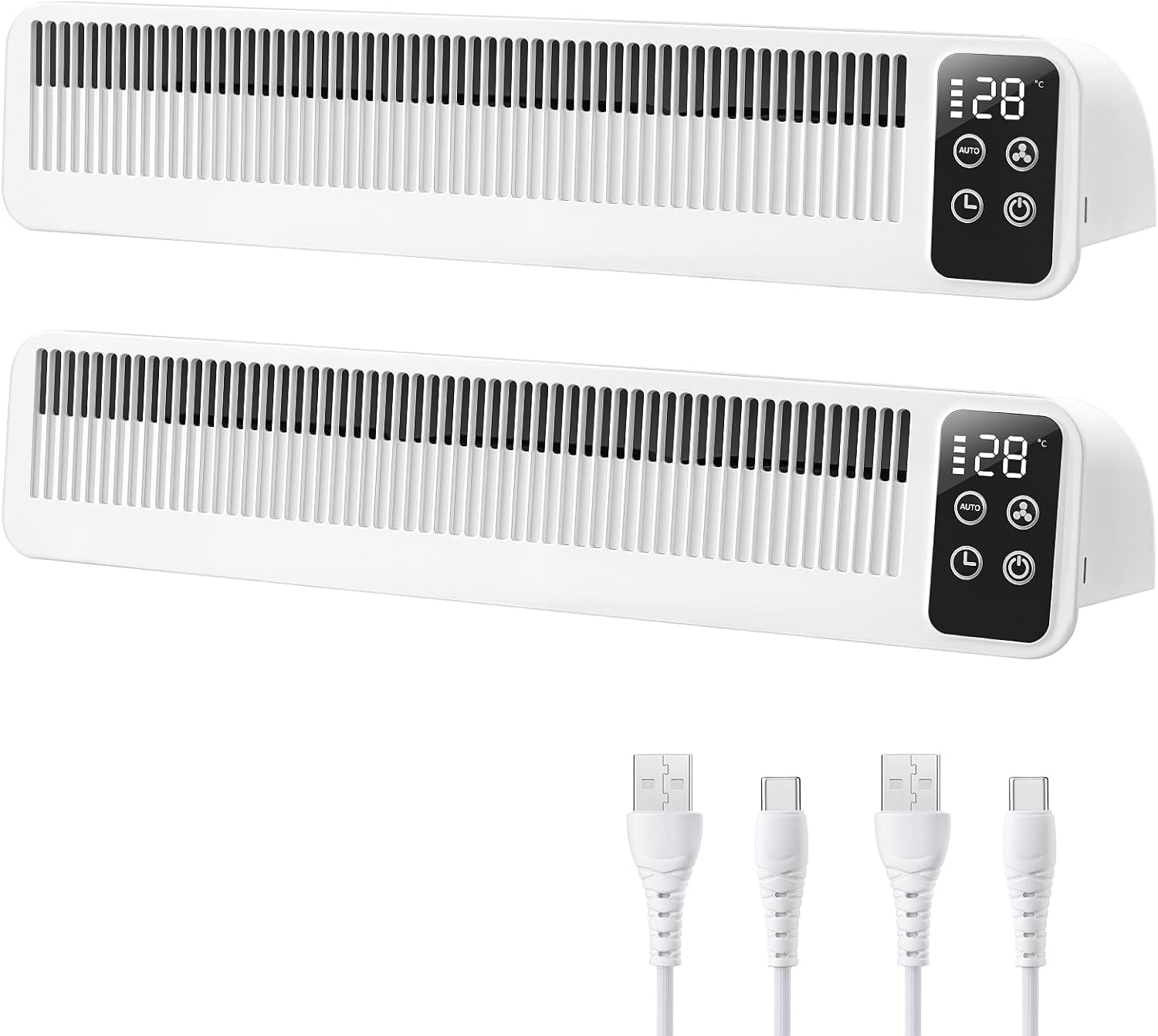 2er Set Heizkörperventilatoren - Magnetisch & Akku - Bis zu 36% Rabatt