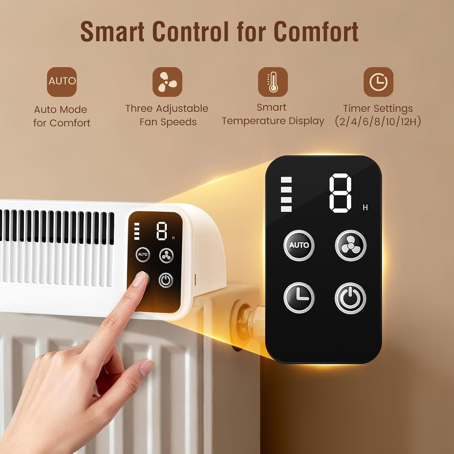 2er Set Heizkörperventilatoren - Magnetisch & Akku - Bis zu 36% Rabatt