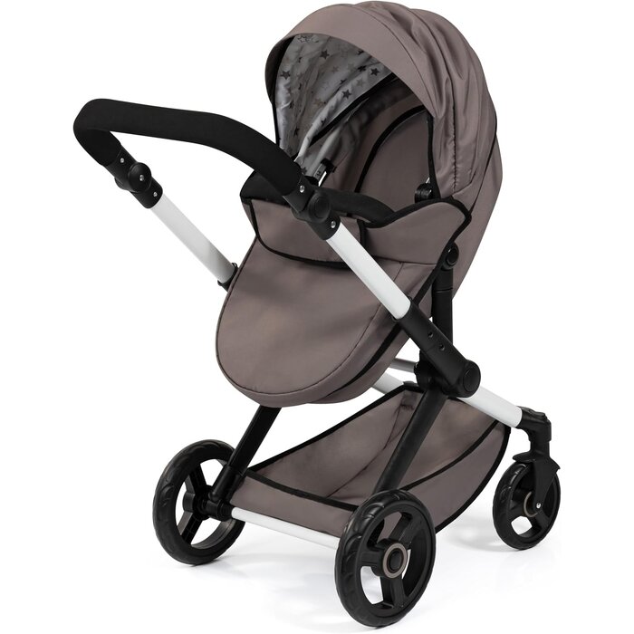 Kombi-Puppenwagen XEO - höhenverstellbar - Cappuccino - bis zu 34% sparen