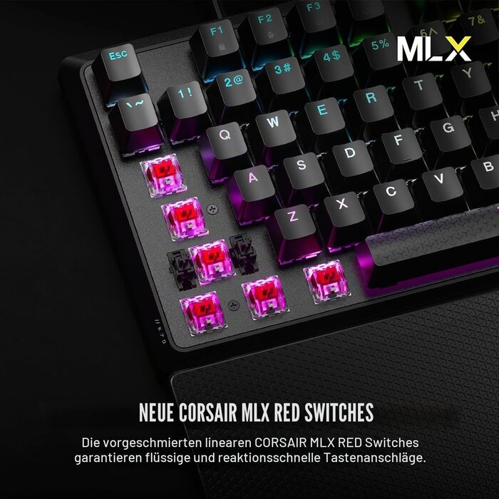 Mechanische Gaming-Tastatur, AZERTY, RGB, Aluminium - bis zu 35% Rabatt