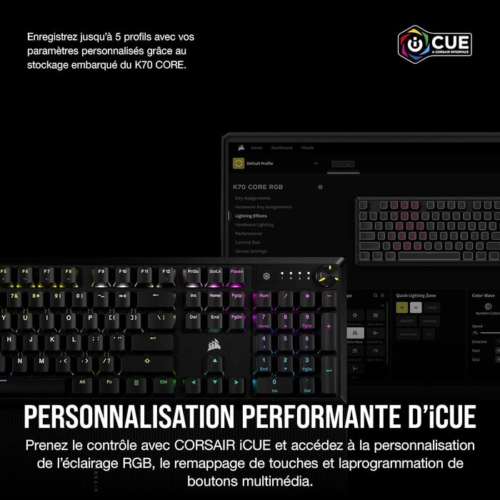 Mechanische Gaming-Tastatur, AZERTY, RGB, Aluminium - bis zu 35% Rabatt