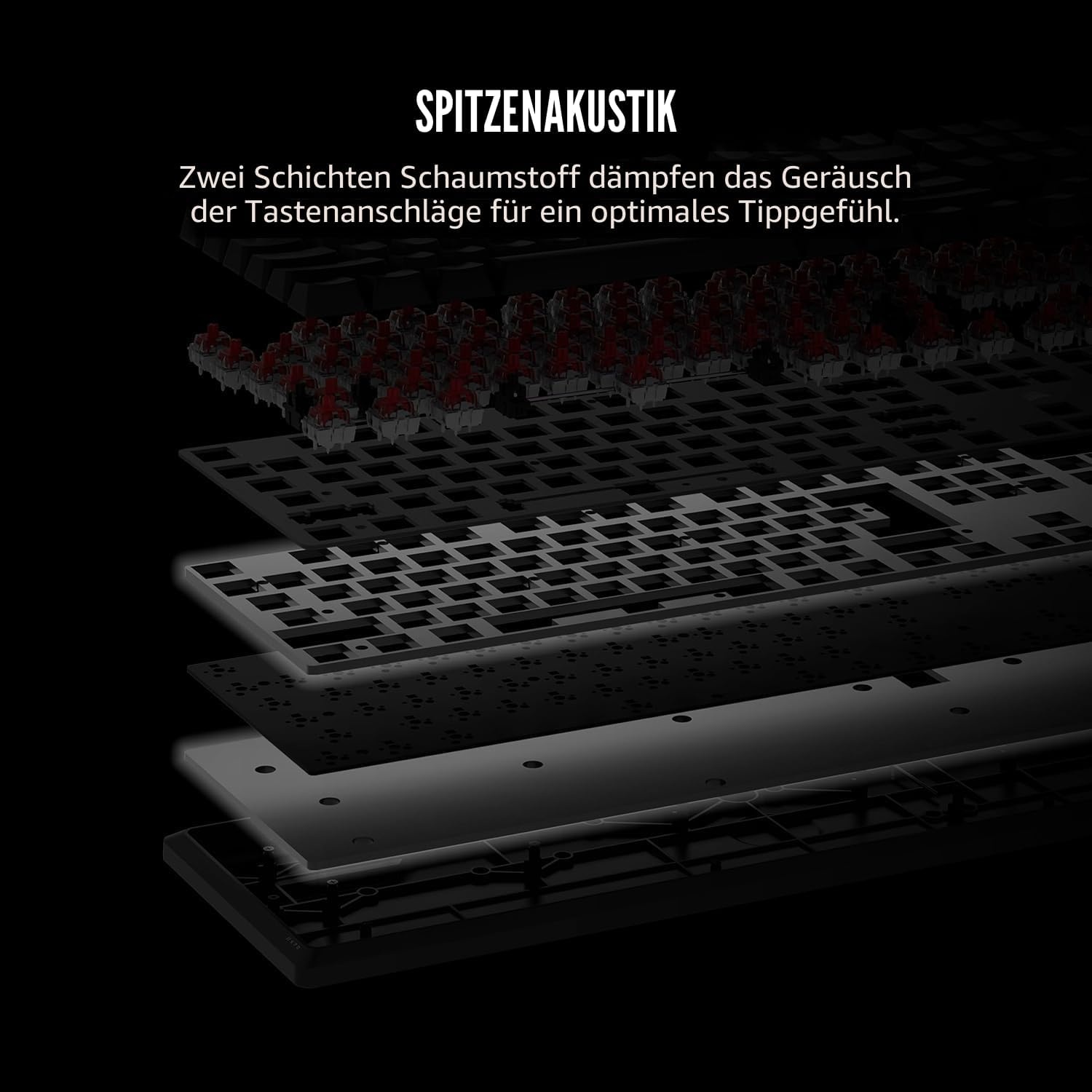 Mechanische Gaming-Tastatur AZERTY RGB 64% Rabatt