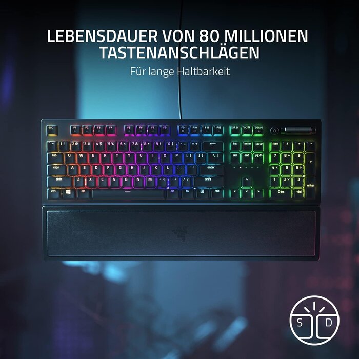 Razer Mechanische Gaming-Tastatur mit RGB-Beleuchtung - Jetzt bis zu 35% sparen