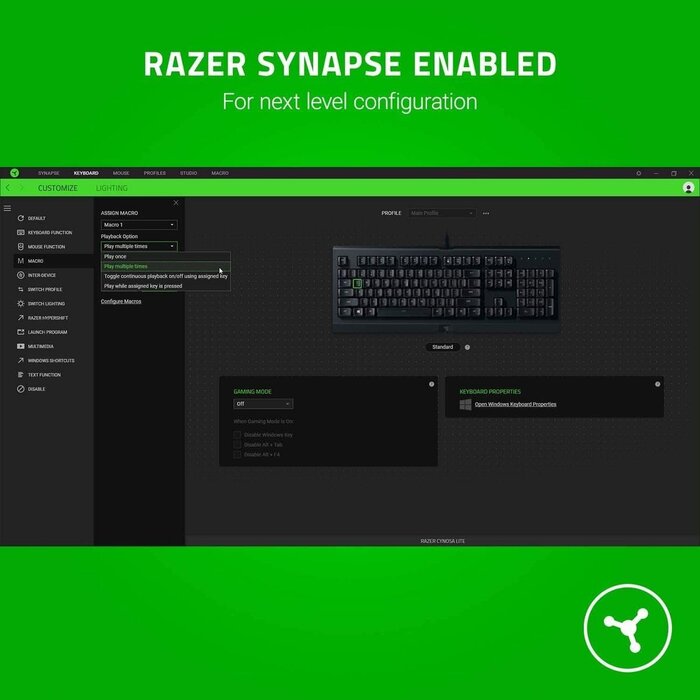 Razer Gaming-Tastatur mit RGB-Beleuchtung (UK-Layout) - jetzt bis zu 34% sparen
