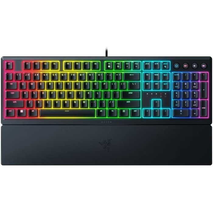 Razer Gaming-Tastatur mit RGB-Beleuchtung & Handballenauflage - bis zu 34% sparen