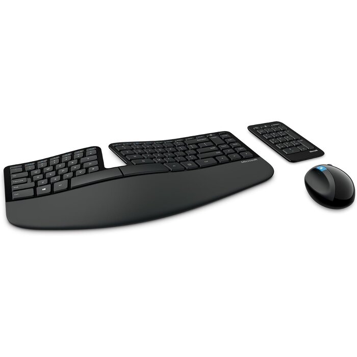 Ergonomisches kabelloses Desktop-Set - QWERTZ - bis zu 34% Rabatt sparen