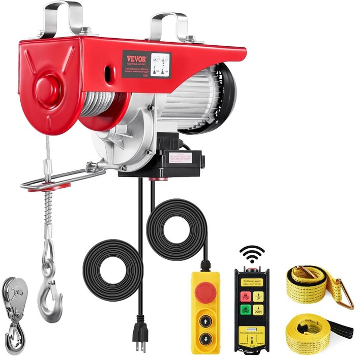 Vevor Elektrischer Seilzug 1000 kg - Kraftvoller Hebezug - Bis zu 35% Rabatt