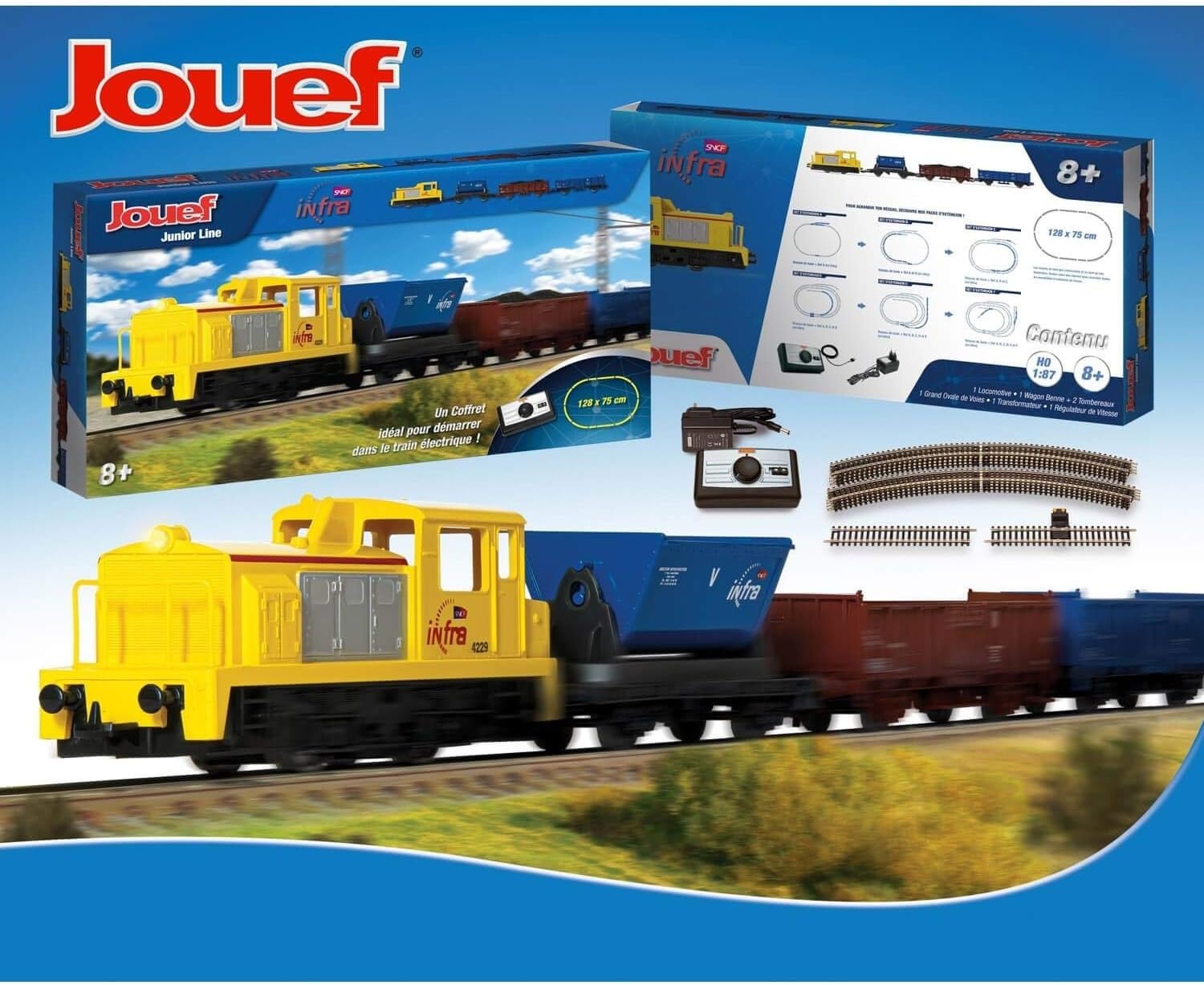 Modelleisenbahn-Startset Spur H0 SNCF Infra - 64% Rabatt - Sofort startklar